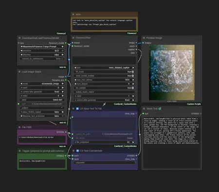 Minimalist Batch Captioning Workflow (For Flux)