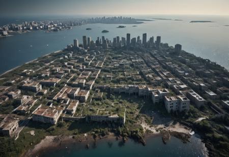realistic, RAW photo, high quality, Stable_Yogis_PDXL_Positives, from below of a huge <lora:Medieval_Worlds:0.3> mw01out, made of circuitry, in <lora:brightnesssdxl1:0.8>,  vast city with <lora:AbandonedArchitecture:1.0> abandoned architecture, abandoned buildings, broken down, overtaken by the sea, underwater, overgrown by vegetation,dark night,city in a moon crater,<lora:UFOMaker_XL:0.8> ufomaker, in <lora:Clean_Minimalist:0.8> minimalistic, flat color, no lineart, silhouette, simple bright background, featuring