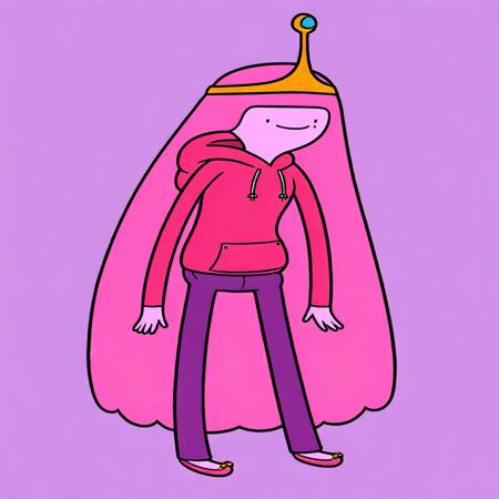Princess bubblegum in hoodie V1