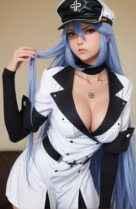 Esdeath Realistic Illustrious