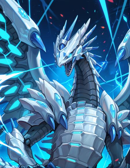 Yu-Gi-Oh! - Blue Eye Chaos Max Dragon (ブルーアイズ・カオス・ＭＡＸ・ドラゴン) PonyXL v1.2