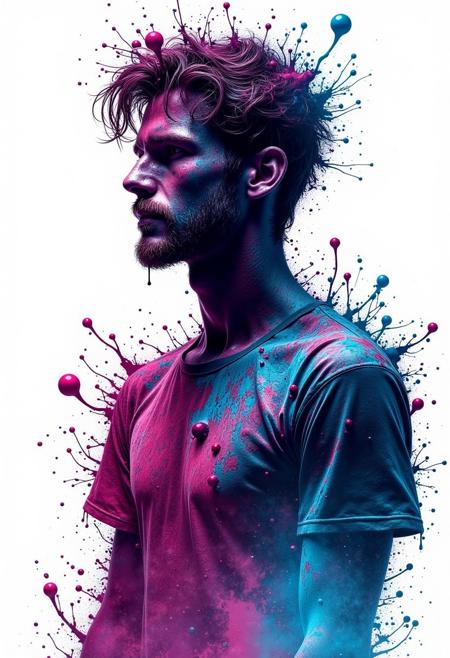 Ink Splats Style (Flux/Pony) Flux1D 1.0