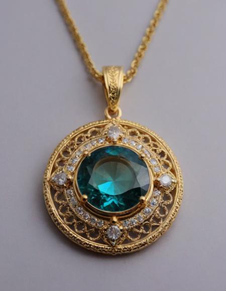 Jewelry Pendant Golden v1.0