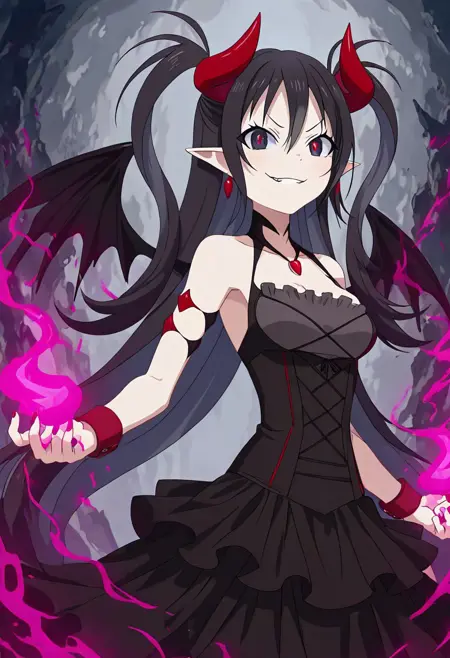 Luceria: Demonic Viscount (Mob kara Hajimaru Tansaku Eiyuutan) [Illustrious & NoobAI & Pony & SD1.5]