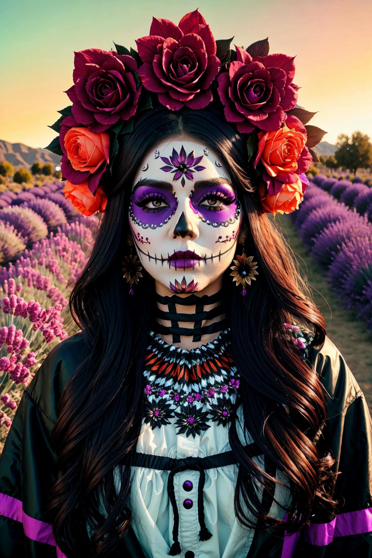 Catrina Makeup with Ornaments (Mexican Skull) image by DeViLDoNia