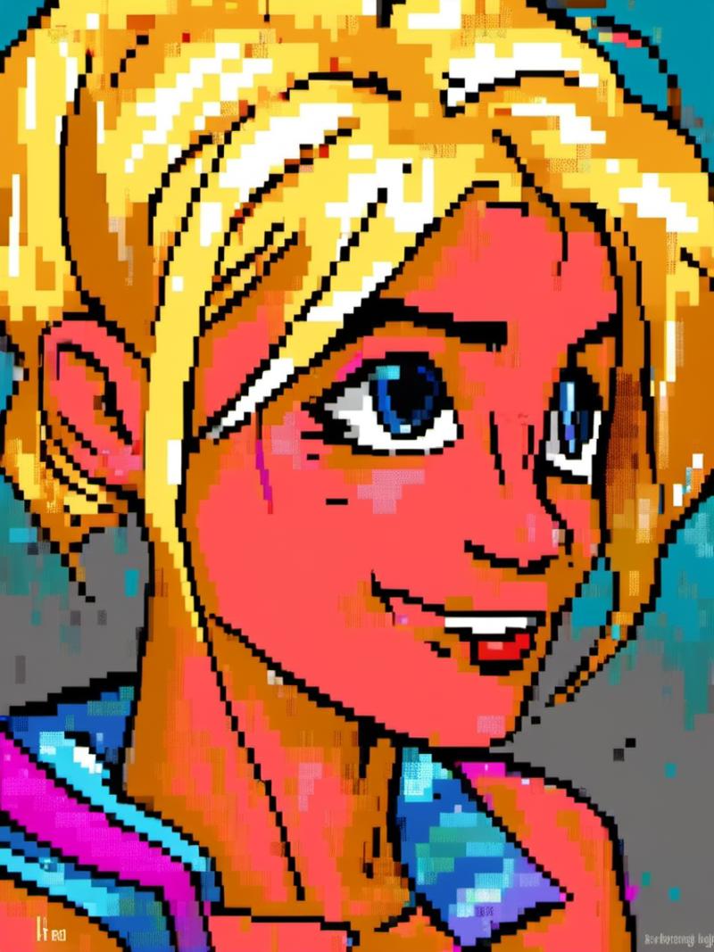 ANSI Art Style XL image by HanJammer