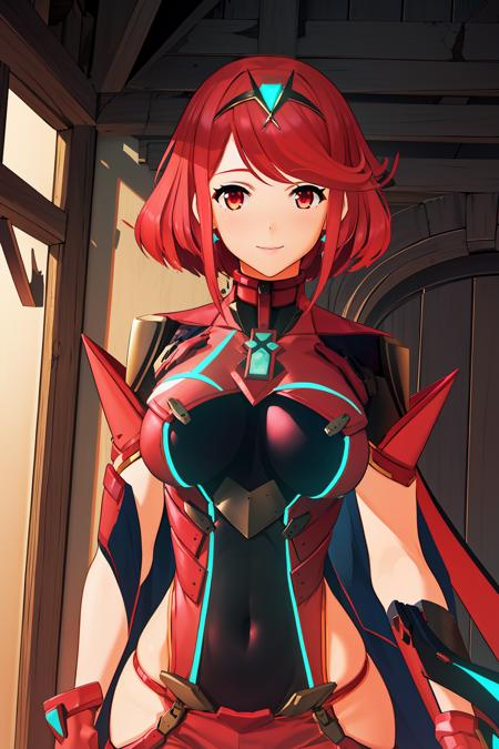 smile,
<lora:å¼åç°1Ve:0.7>,1girl,red hair,red eyes,earrings,short hair,swept bangs,tiara,gem,sidelocks,floating hair,fingerless gloves,chest jewel,large breasts,shoulder armor,skindentation,covered navel,gem,red armor,leotard,framed breasts,neon trim,scarf,turtleneck,, Exquisite visuals, high-definition,masterpiece,best quality,, 18yo,Young female,Beautiful Fingers,Beautiful long legs,Beautiful body,Beautiful Nose,Beautiful character design, perfect eyes, perfect face,expressive eyes,
official art,extremely detailed CG unity 8k wallpaper, perfect lighting,Colorful, Bright_Front_face_Lighting,shiny skin, 
(masterpiece:1.0),(best_quality:1.0), ultra high res,4K,ultra-detailed,
photography, 8K, HDR, highres, absurdres:1.2, Kodak portra 400, film grain, blurry background, bokeh:1.2, lens flare, (vibrant_color:1.2), (beautiful_face:1.5),(narrow_waist), ,NSFW,