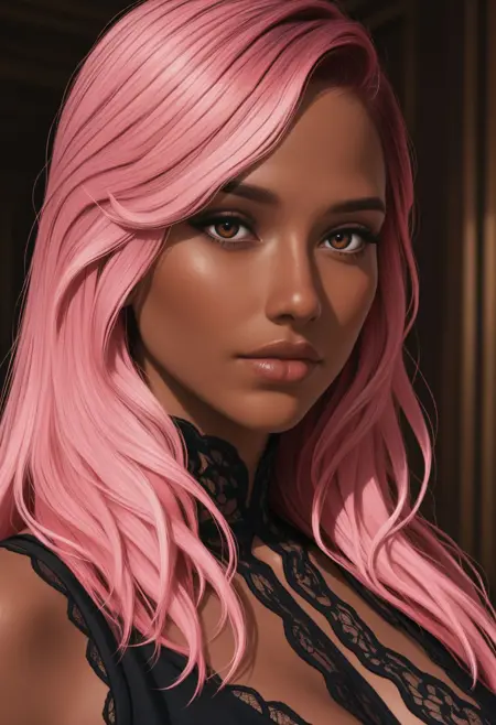 Pink-haired Female V from Cyberpunk 2077 [IllustriousXL]