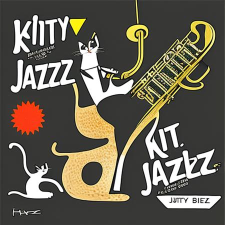 Kitty Cat Jazz Band, albumcover style