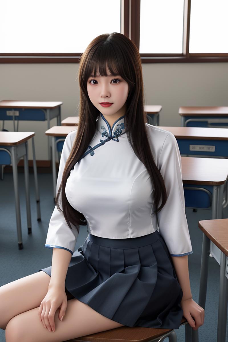 A simple school uniform一件简单的校服 image by Thxx