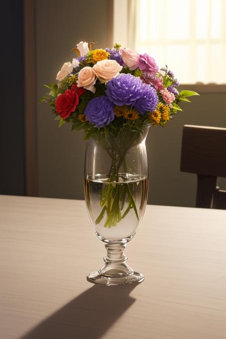 flowers in glasses,solo, <lora:seecolor_20230714052712-000002:1>, (((masterpiece,best quality))),((good structure,Good composition,good atomy)), ((clear, original,beautiful)),