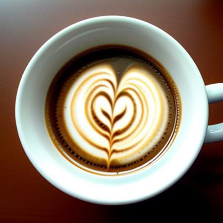 drink hot coffee