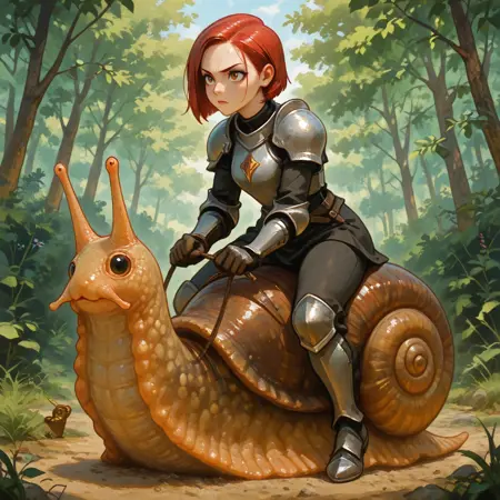 Snail Riding Concept