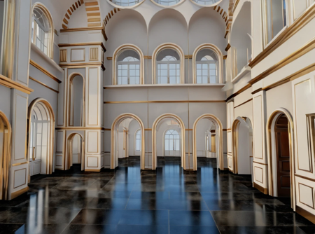 Interior Designs Collection - 25 Assets [XL] 09 Modern Victorian Hall