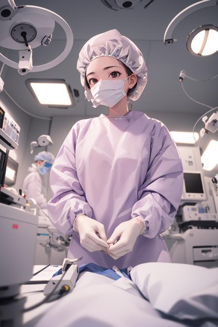 Female Surgeon / Surgical Nurse - Bouffant Cap v1.0