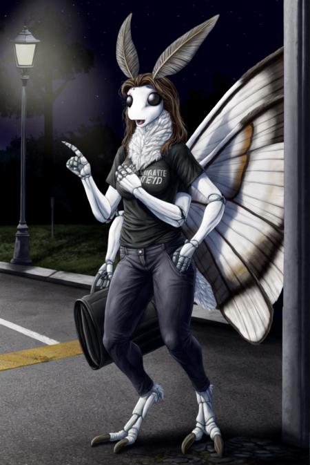 anthro moth lepidoptera 4 arms