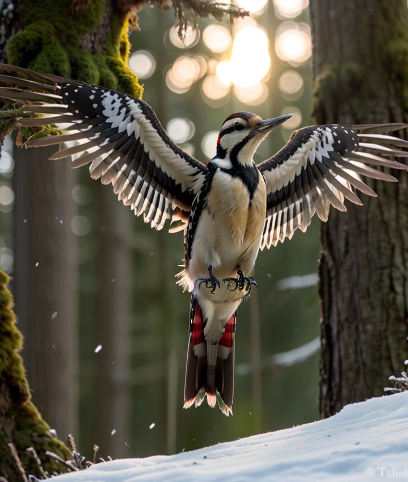 Great spotted woodpecker image by zerokool