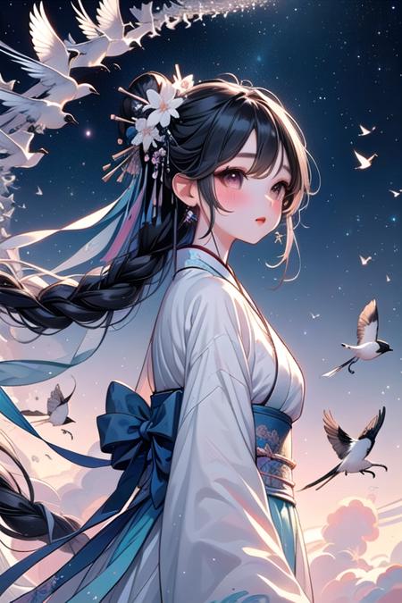 girl like magpie bridge SD 1.5