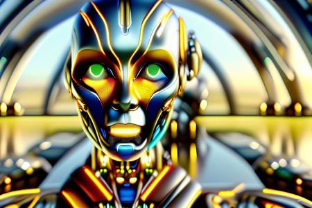 masterpiece, awesome quality, hyper detailed, ((DonMX3n0T3ch, futuristic, scifi, tech)), female android, cyborg, <lora:DonMX3n0T3ch:1.5> cool, awesome