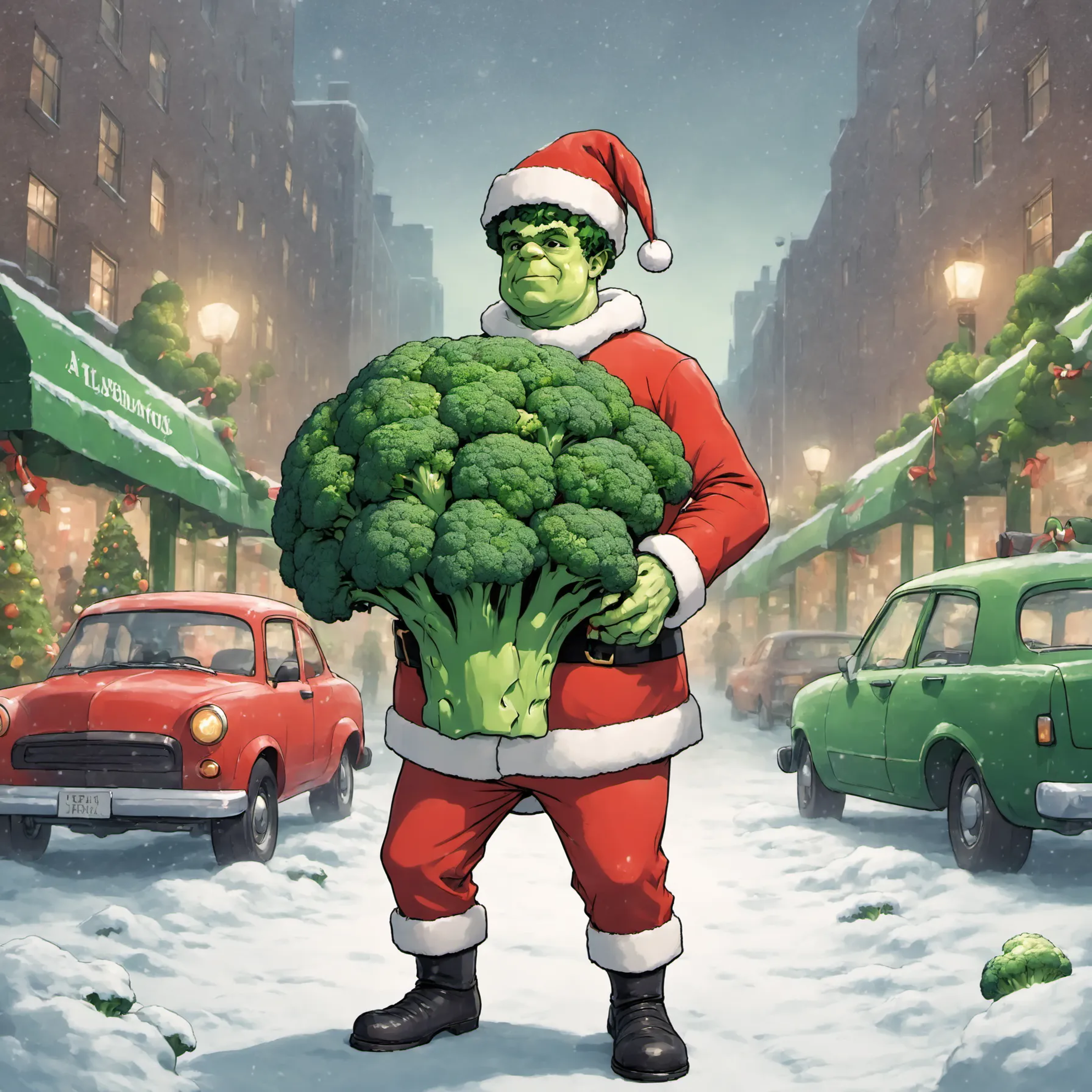 X'mas Broccoli Man SDXL LoRA image by tkvier