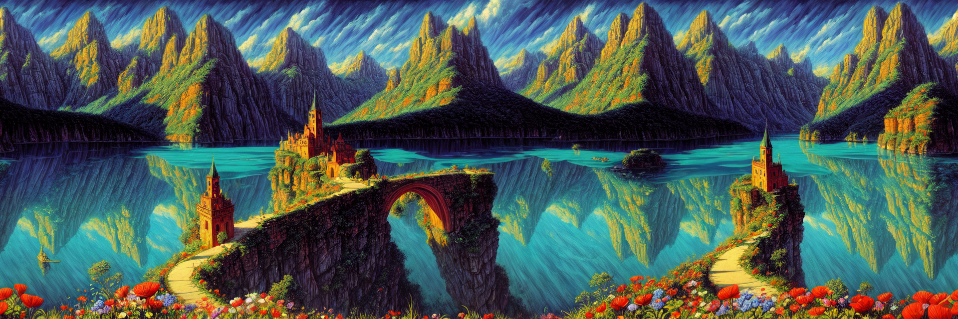 00163-StokeMcToke_Released_Stoked-UltraWide-v1-0_Stoked-UltraWide-v1-0_VAE-worlds_most_beautiful_fantasy_dream_landscape,_detailed,_lush_colours,__award_winning_painting_by_Jamie_Hewlett_and_by_April_Gor.png