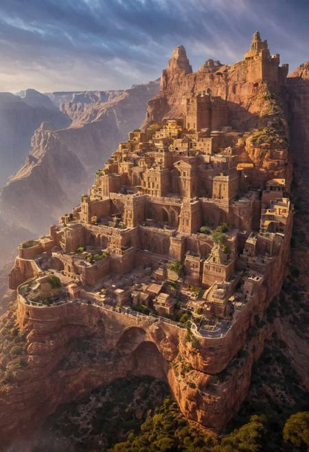 (The colonial city of the future, in the mist-filled Grand Canyon, on an unknown Earth-like planet, 2 moon on sky, Spaceship flight connects colonies:1.3), (Machu Picchu, a mountain settlement, incredibly spectacular:1.2), (Mario Botta:1.3), (avant-garde, future, reality, science fiction, photorealistic), (modern architecture:1.2), 
(Large Files, Ultra Realistic, 8K, 16k, FHD, HD, VFX, Perfect, Photography, composition, Architecture Sales Photography, Architecture Competition, Ultra High Resolution, Cinematography, High Resolution Image:1.1), (dramatic lighting, direct sunlight, ray tracing, clear shadow:1.2),  (real landscape:1.1), (blurred background:1.0), (urban background, more_details) ,
ac_neg1, great lighting, clear, hillscastel, stacked