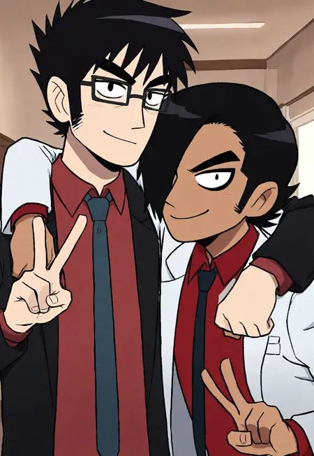 Gideon Graves and Matthew Patel | Scott Pilgrim Takes Off (Illustrious)