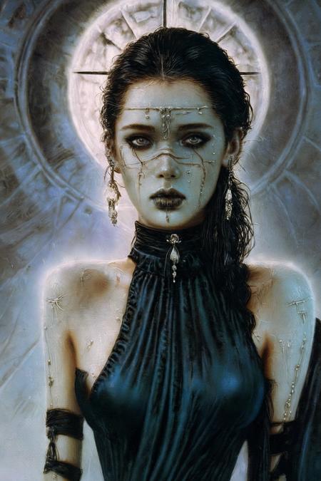 illustration, cartoon, soothing tones, calm colors, <lora:Elizaveta_Kurilko_512x768:0.85> erotic grimdark, a highly detailed painting of a woman in a black dress, perfect face, fantasy background, (by Brom) <lora:Luis_Royo_ArtStyle_v2_640x960:0.85>, by rutkowski, by Android Jones, [by Ismail Inceoglu :: 0.3], detailed