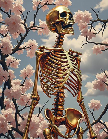 Golden Skeleton- 77® 77oussam-Golden Skeleton
