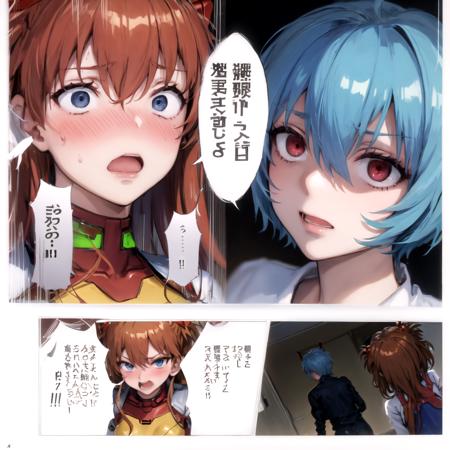 absurdres, highres,  <lora:dakasero_test_C3_prodigy5:1>
souryuu asuka langley, plugsuit, blue eyes, blush, surprised, 
ADDCOL
ayanami rei, plugsuit, red eyes, blue hair,
ADDROW
souryuu asuka langley, plugsuit, blue eyes, blush,
ADDCOL
brown hair, souryuu asuka langley, plugsuit, ayanami rei, blue hair,