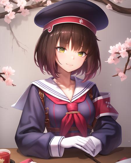 (extremely detailed CG unity 8k wallpaper),(masterpiece), (best quality), (ultra-detailed), (best illustration),(best shadow), cowboy shot, (sharp eyeliner, eyeshadow, detailed eyes:1.1), cherry blossoms, 
,BREAK
 type4, cute face, smile
<lora:Type4:1>