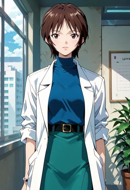 Yui Ikari (碇ユイ), Neon Genesis Evangelion (新世紀エヴァンゲリオン), LoRA, PonyXL