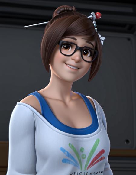 Mei-Ling Zhou (Overwatch Rise and Shine short) Pony + Illustrious Illustrious