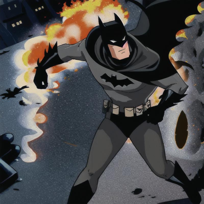 Batman from the new batman adventures image by definitelynotbadredkitt