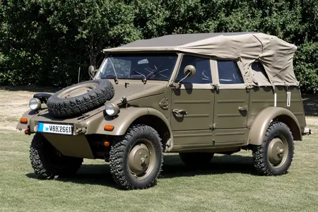 Kübelwagen - German WW2 military vehicle from Volkswagen