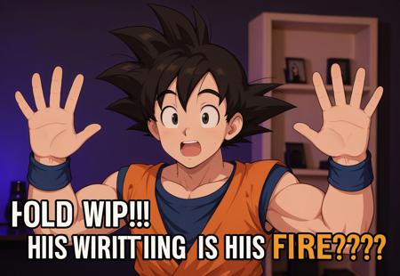 Hold Up, His Writing is this Fire? I Meme Pose Concept I IllustriousXL and NoobAI V1