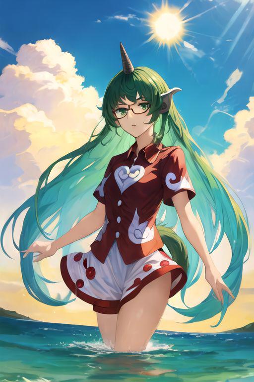 komano aunn (touhou) 高丽野阿吽 东方project image by TK31