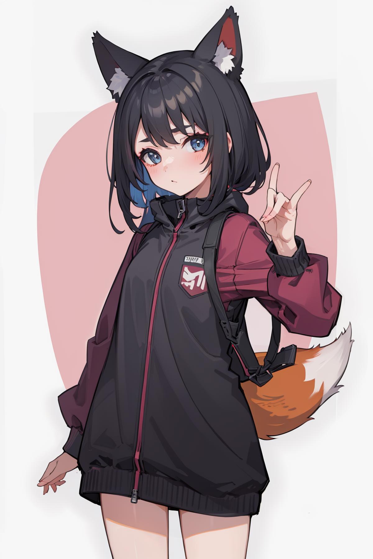 pose Fox shadow puppet image by Saya