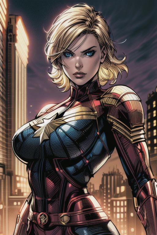 Captain Marvel (Marvel Comics) LoRA image by R4dW0lf