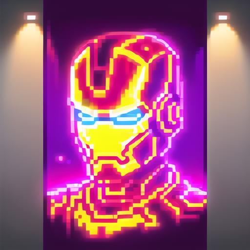 Pixel Neon Art image by SYK006