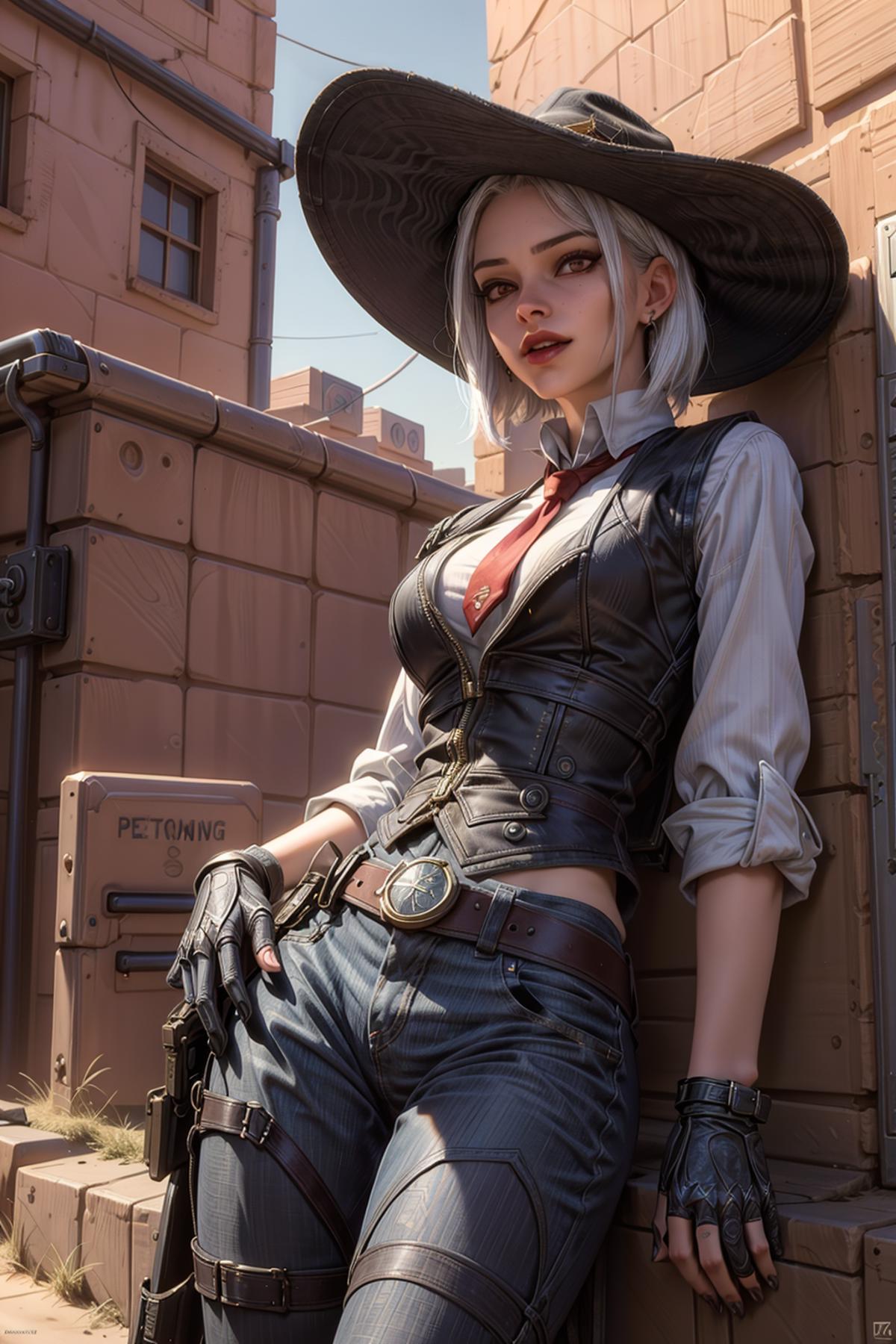 OVERWATCH - ASHE - CG like image by shadowrui