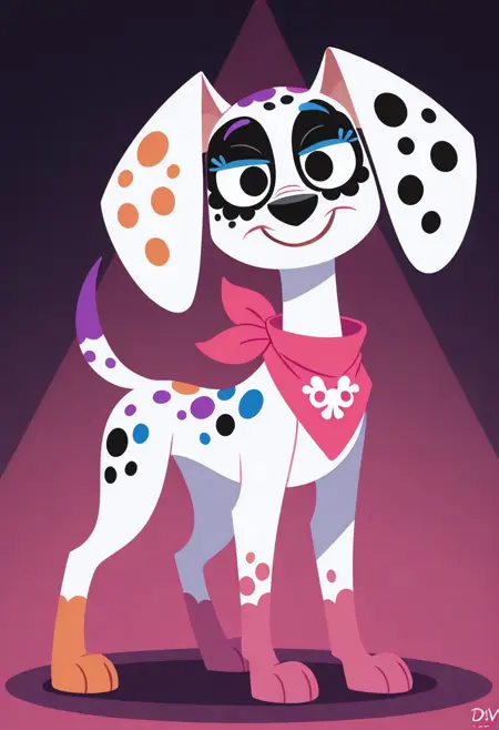 Da Vinci [Ilustrious] || 101 Dalmatian Street Character ||