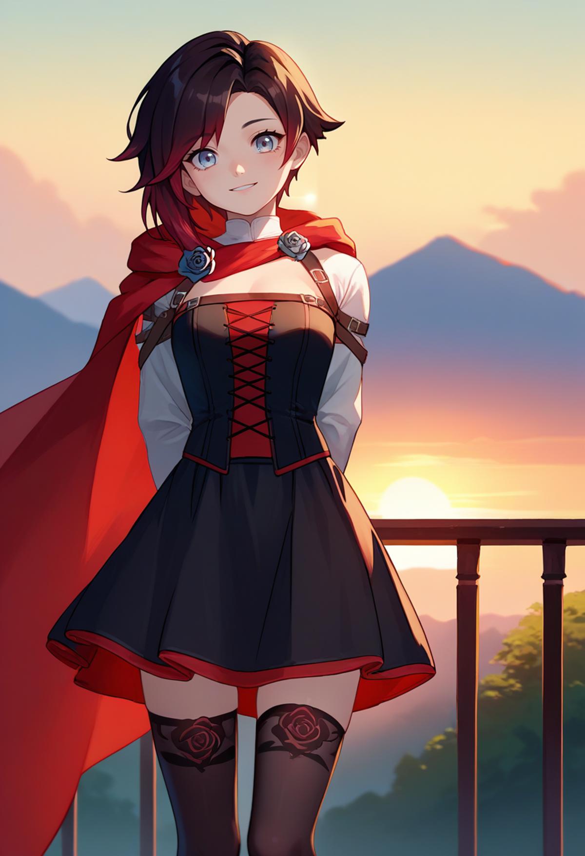 [PonyV6 XL] Ruby Rose (Mistral) | RWBY - v1.0 | Stable Diffusion LoRA ...