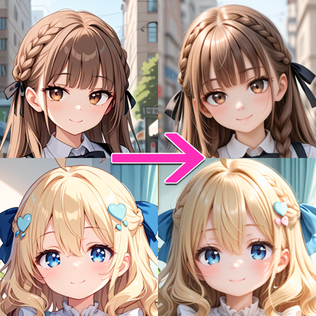 [SDXL] Convert 2D to 2.5D / 2D→2.5D変換 v1.0