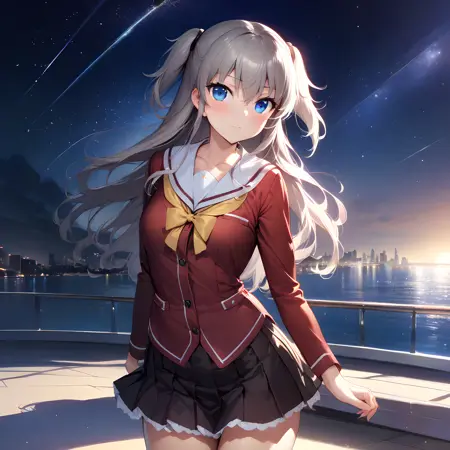 Charlotte 友利奈緒 animax cafe Nao Tomori / 友利 奈緒 - Charlotte / シャーロット Animagine XL 3.1