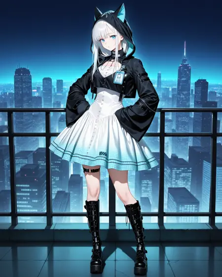 Cyber kitty outfit
