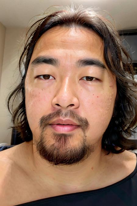 Selfie512 of a man,RAW photo ,(high detailed skin:1.2),8k uhd, dslr, soft lighting, high quality, ultra realistic, best quality, ultra high res, bangs, indoors, detailed face, detailed black hair, detailed eyes,