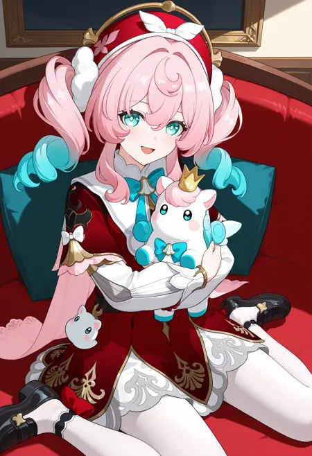 Honkai Star Rail_Hyacine and little ica丨崩坏:星穹铁道_风堇和小伊卡