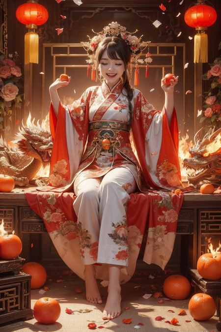 Chinese dress, Chinese dragon