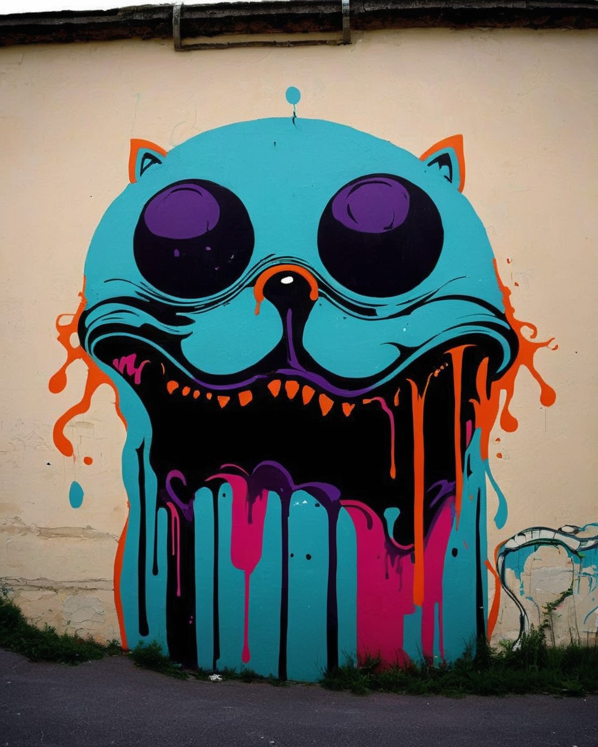 best graffiti , weird<lora:Illustration_Insanity:1.0>